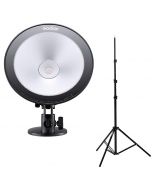 Godox CL10 Webcasting Ambient LED Light + Caruba LS-1 Light Stand